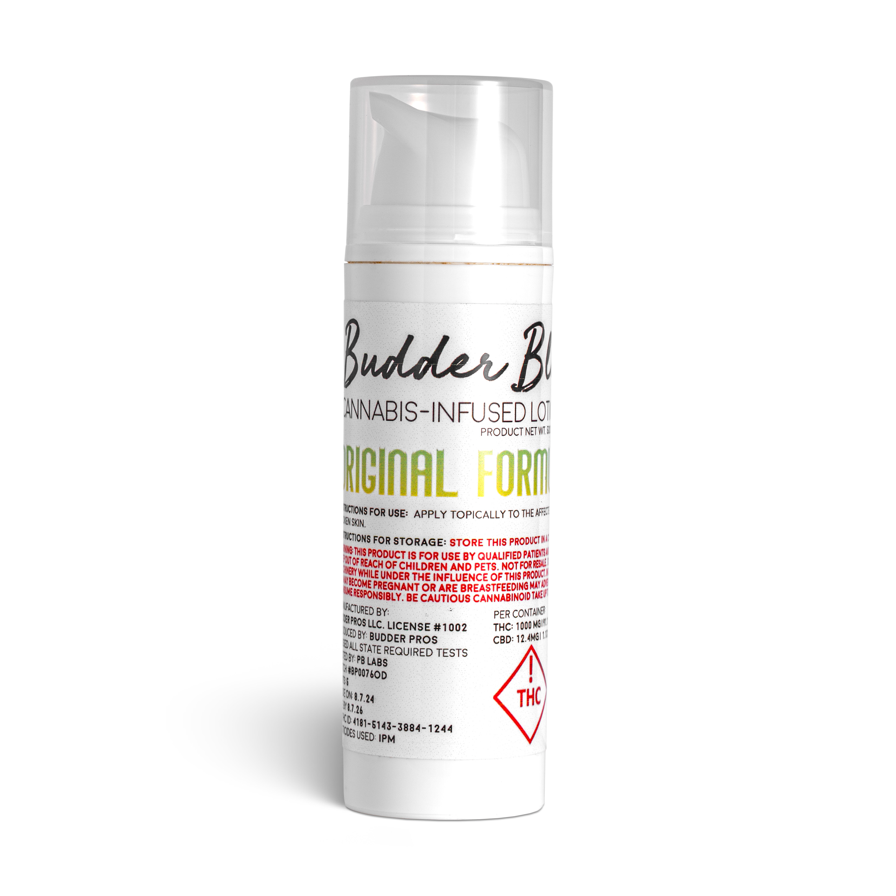 Photograph of product: Budder Bliss Lotion Original