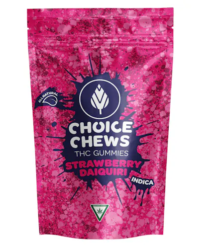 Photograph of product: Strawberry Daiquiri Gummies | 100mg - Choice Chews