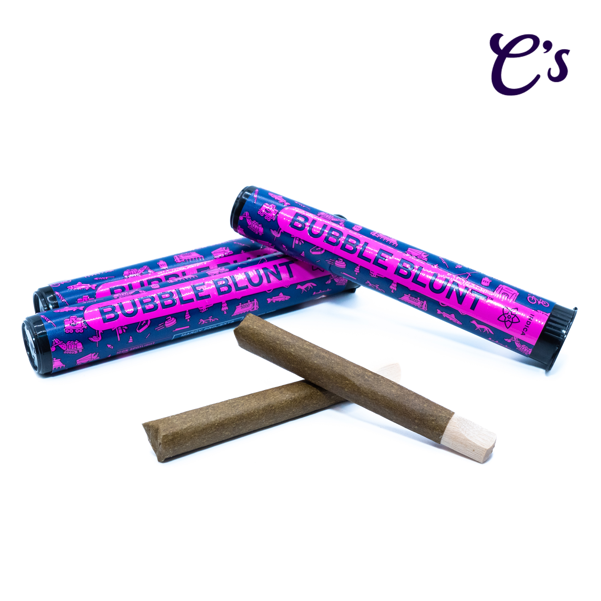 Photograph of product: The Flower Collective | Bubble Blunt (I) Blueberry Limone 1.1g
