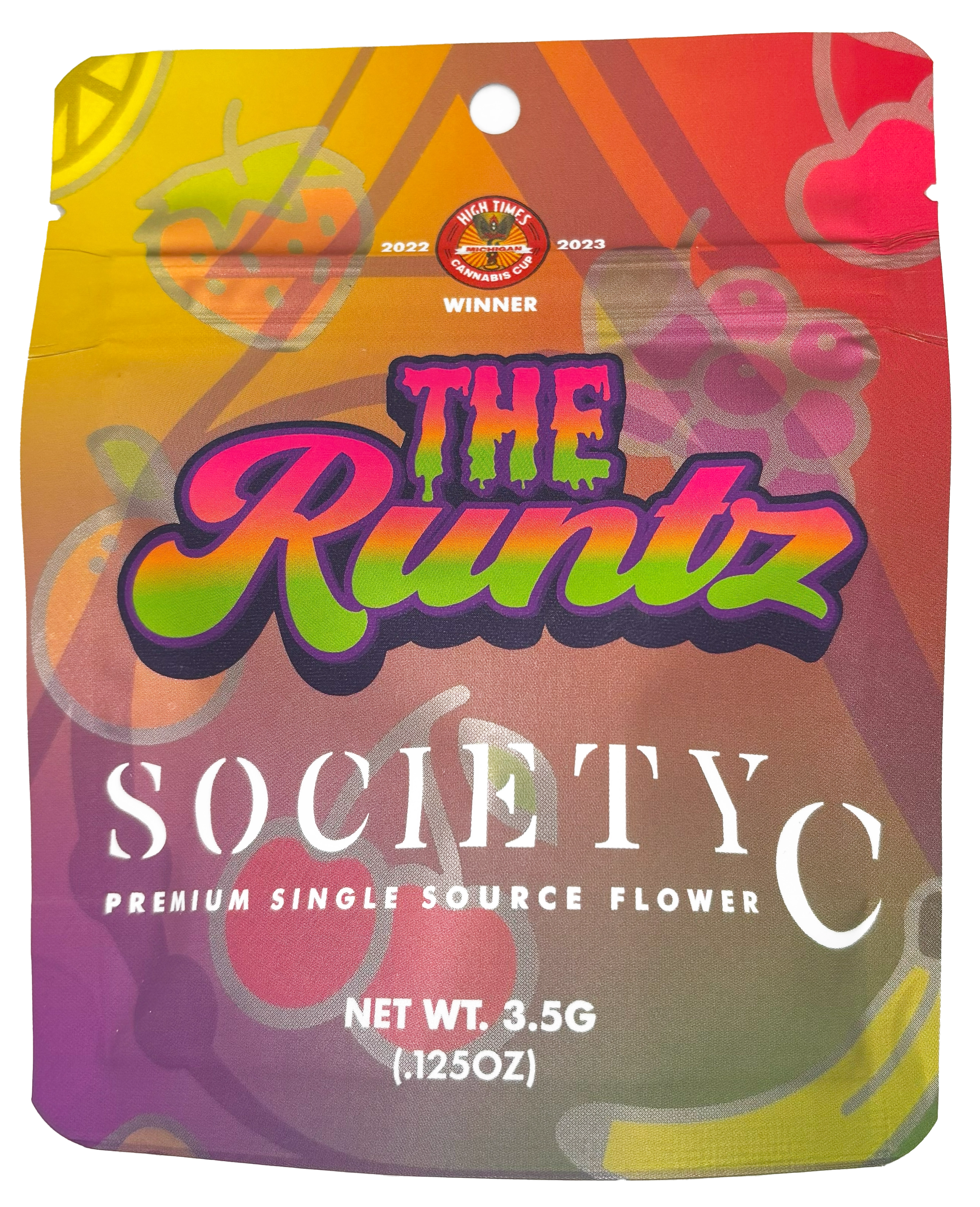 Photograph of product: Society C | The Runtz | Pre-Packaged Flower - 3.5g