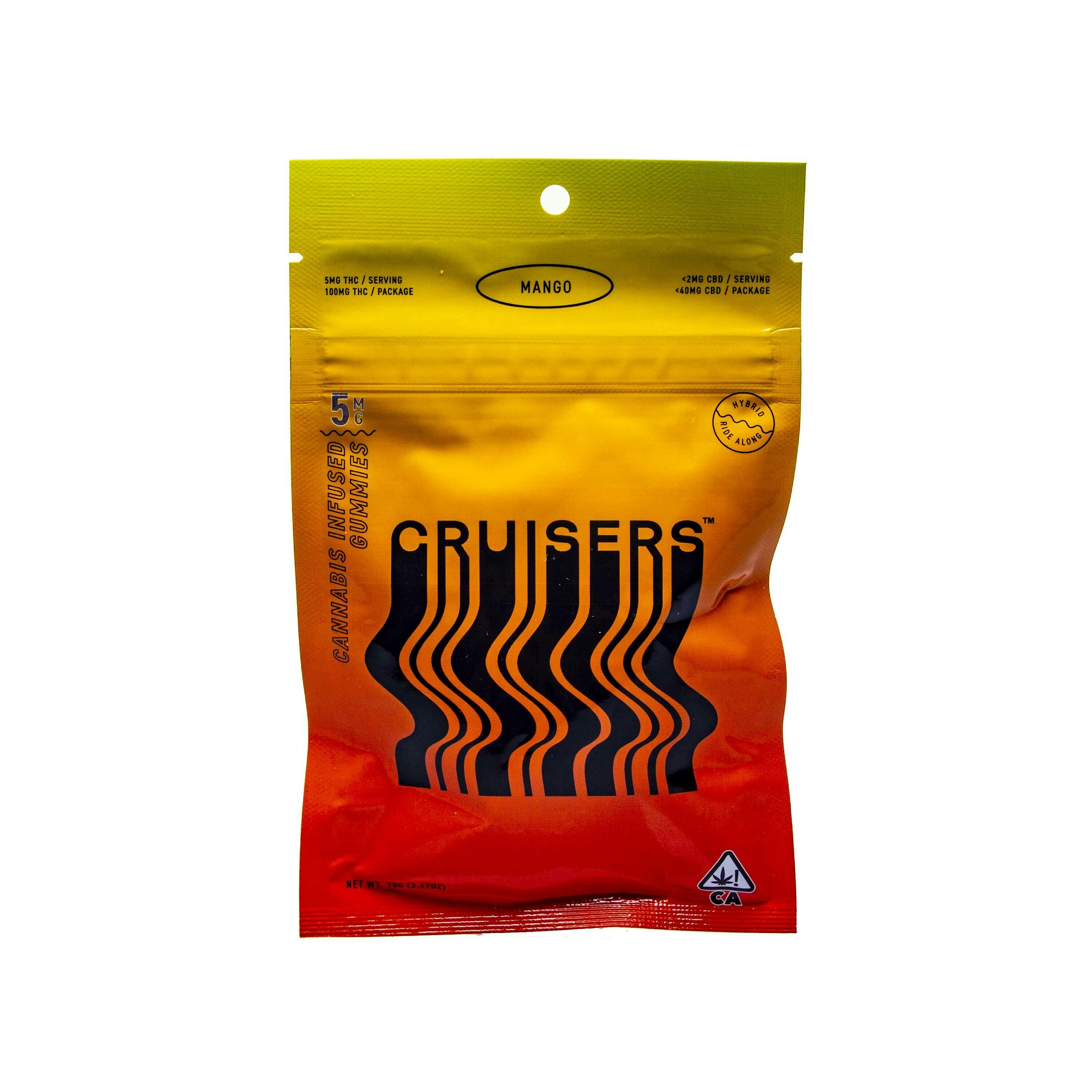 Photograph of product: Cruisers | Mango Gummies (100mg TH-oui)