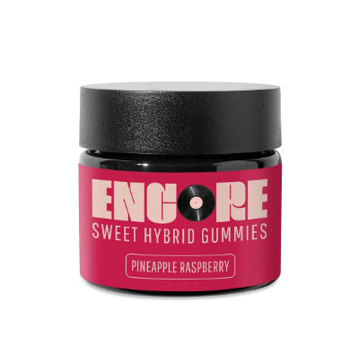 Photograph of product: Edible* - Encore - Pineapple Raspberry gummies (H) - 100mg (10pk)