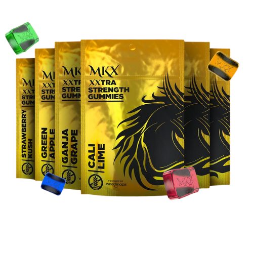 Photograph of Product: MKX | Strawberry Kush Gummies 10x20mg | 200mg