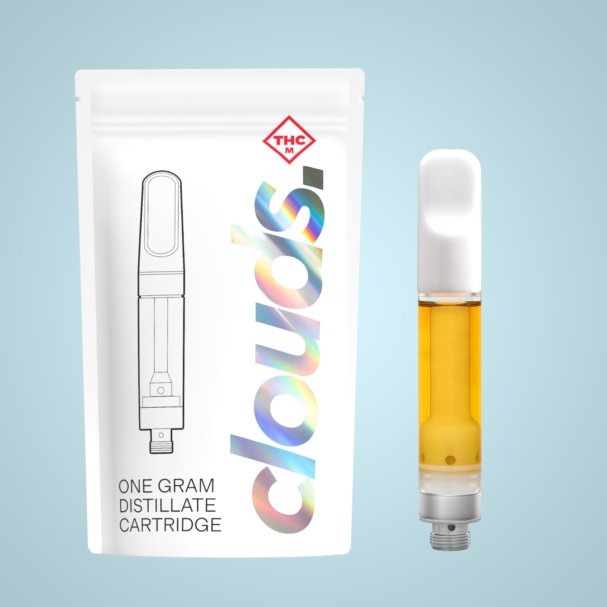 Photograph of product: Clouds - Cartridge Wonka Bars - 1g