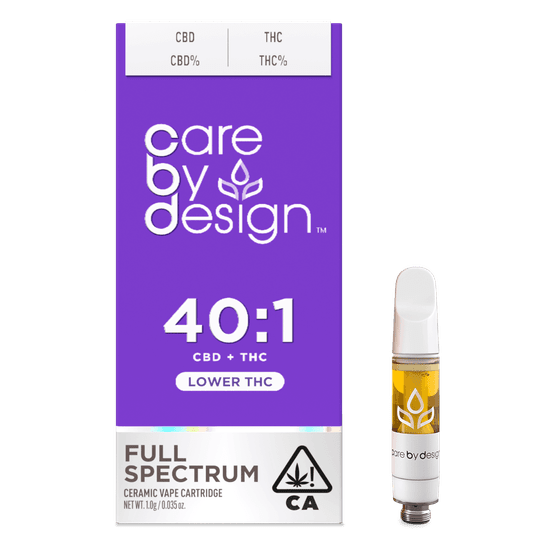 Photograph of product: [Care By Design] CBD Cartridge - 1g - 40:1 - 
