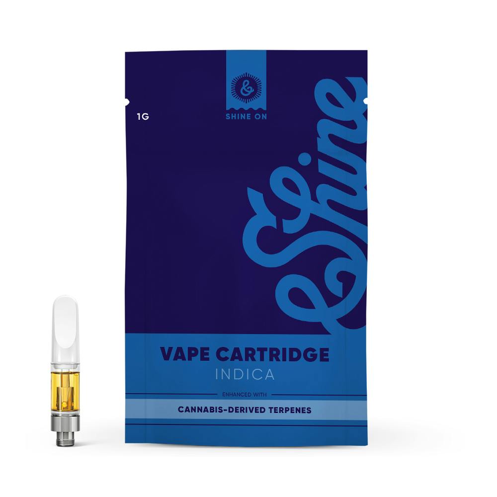 Photograph of product: &Shine Northern Lights Distillate Vape Cartridge 1000mg