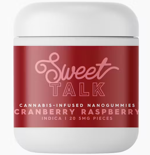 Photograph of product: Cranberry Raspberry Oui'd Nano Sweet Talk Gummies (10mg/100mg)(Trulieve)