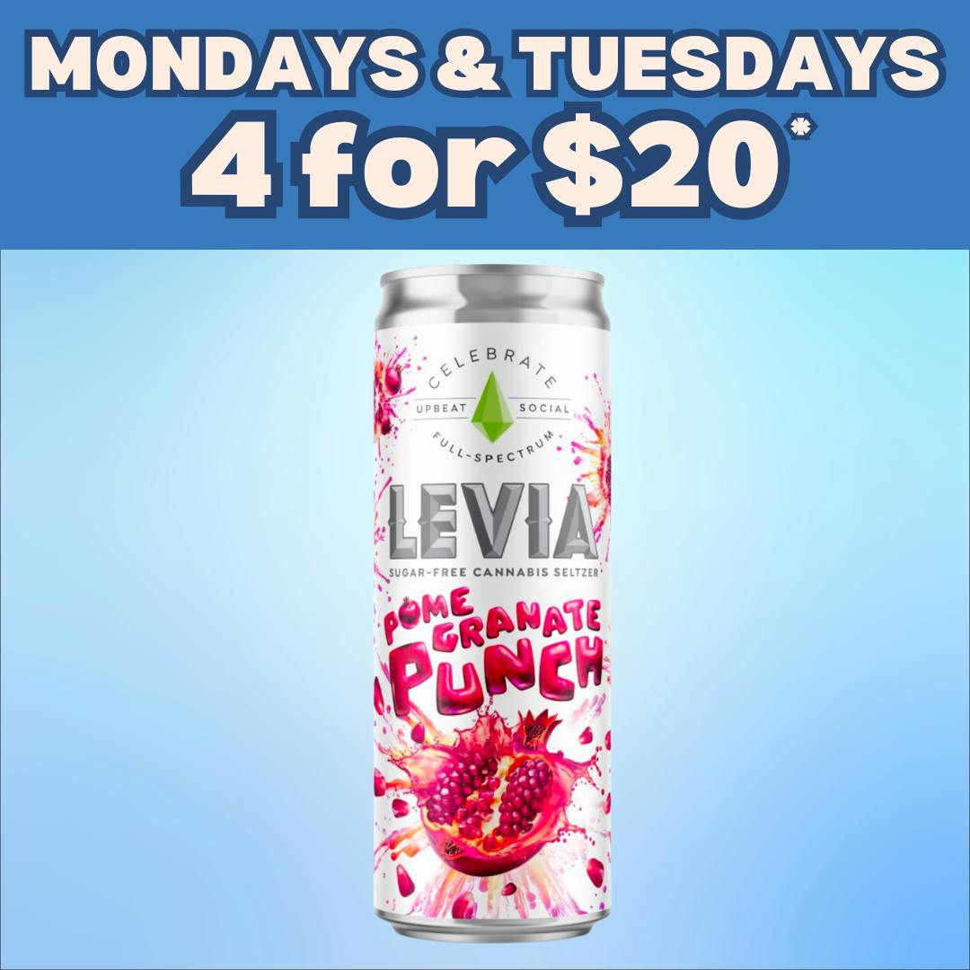 Photograph of product: Levia Celebrate Pomegranate Punch Seltzer - 12oz can