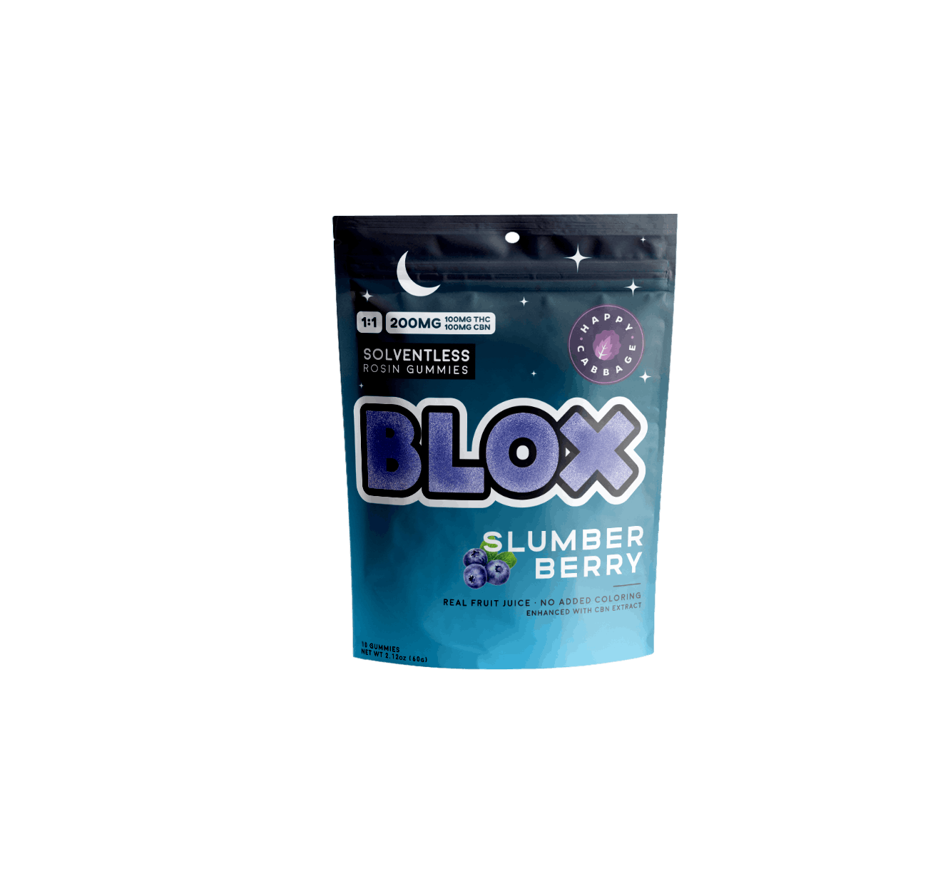 Photograph of product: BLOX - Slumber Berry 1:1 TH-oui/CBN - 100mg