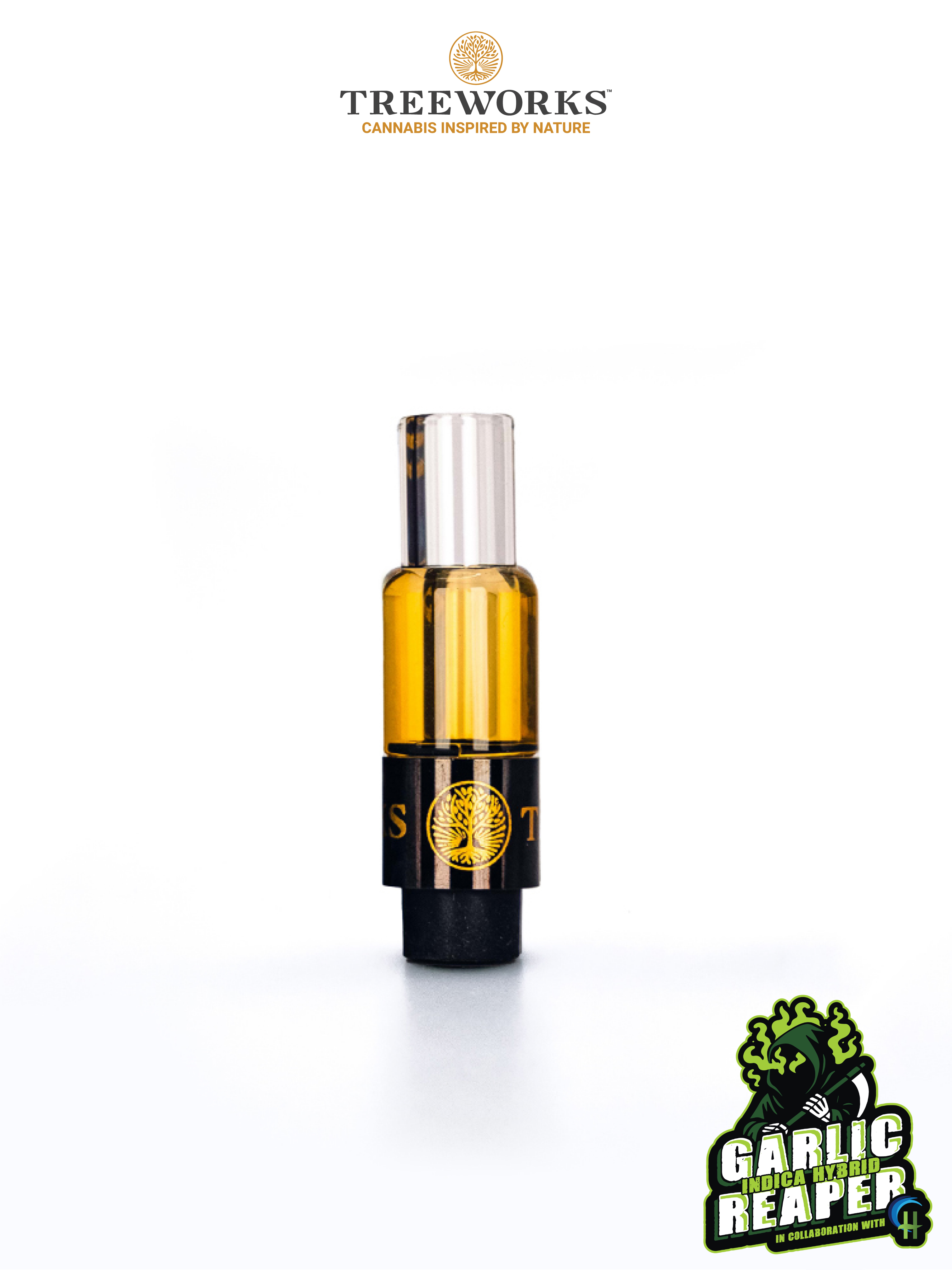 Photograph of product: GARLIC REAPER | LIVE ROSIN CART - 0.5 G