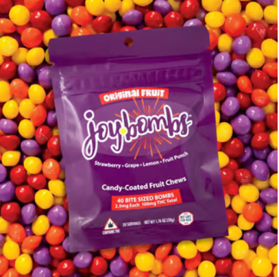 Photograph of product: Joybombs - Original Fruit - 100mg (40 chews)