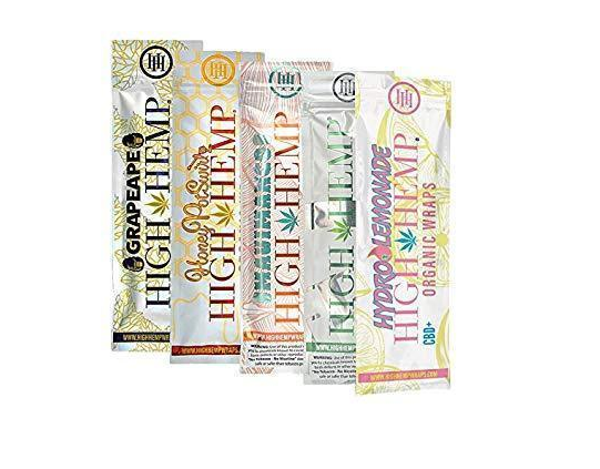 Photograph of product: High Hemp - 2 wraps Pink Clouds