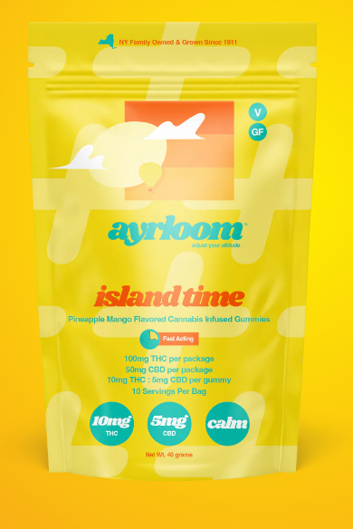 Photograph of product: Aryloom - Gummies - Island Time - 100mg (2:1) (TH-oui:CBD)