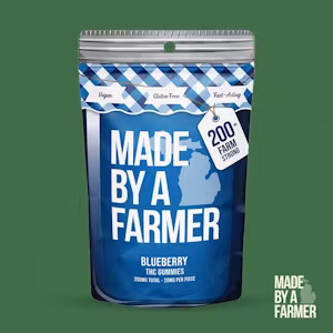 Photograph of product: Made By A Farmer | Blueberry | Infused Gummies | 200mg | Oui'd