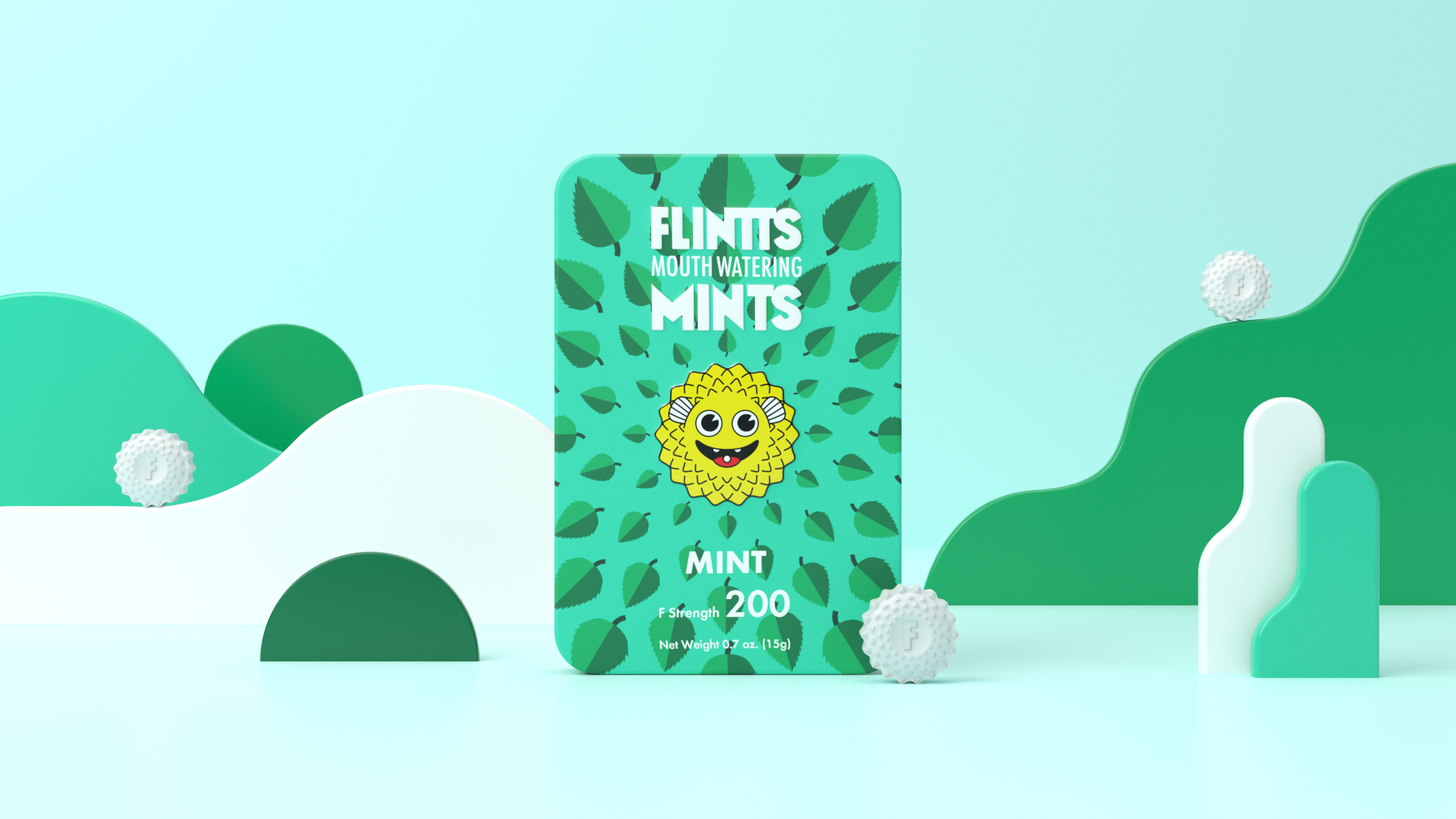 Photograph of product: Flintts Mints | Mint | F Strength 200