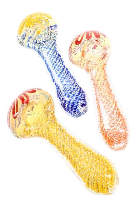 Photograph of product: 3.5" Frit Hand Pipe | Glass |