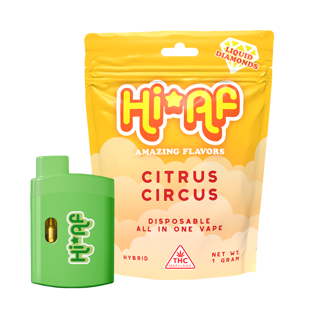 Photograph of product: Citrus Circus Disposable Pen 1g - HiAF