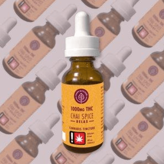 Photograph of product: Hapy Kitchen Tincture: Relax Oui'd Chai 1000mg - 