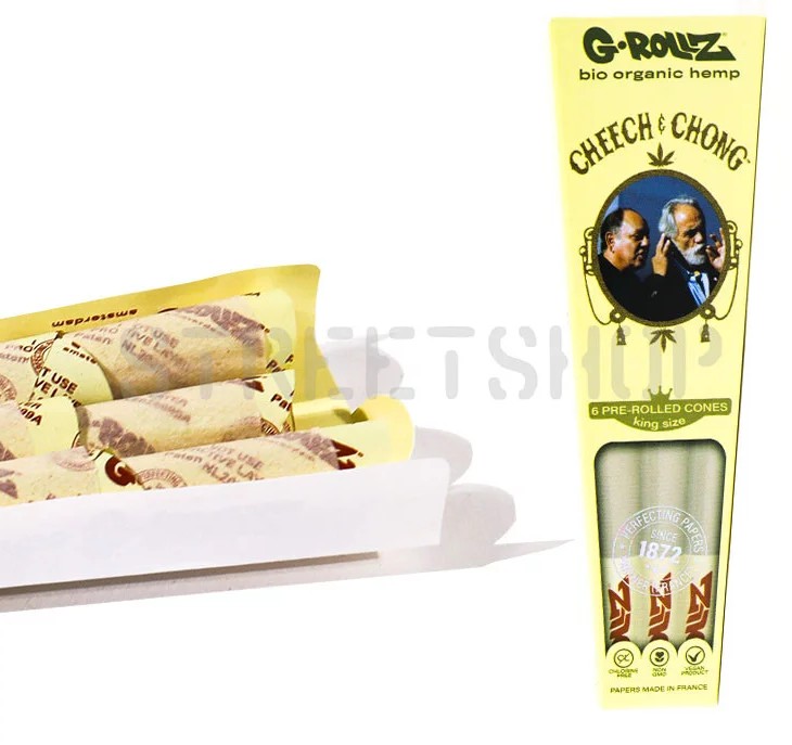 Photograph of product: Cheech & Chong | Hemp Cones | 6ct | Hemp Cones | King Size