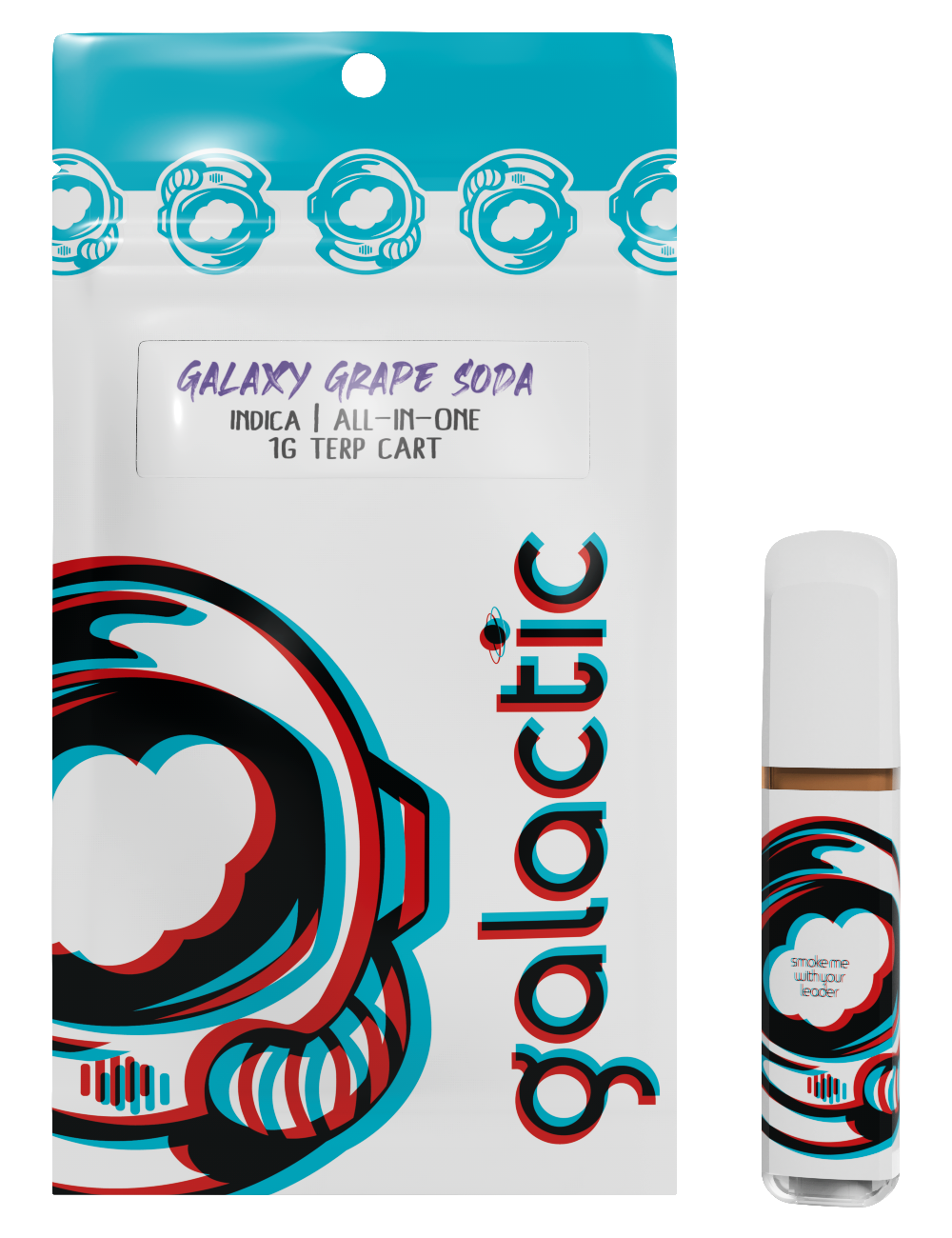 Photograph of Product: Galaxy Grape Soda | AIO Terp Vape | 1g