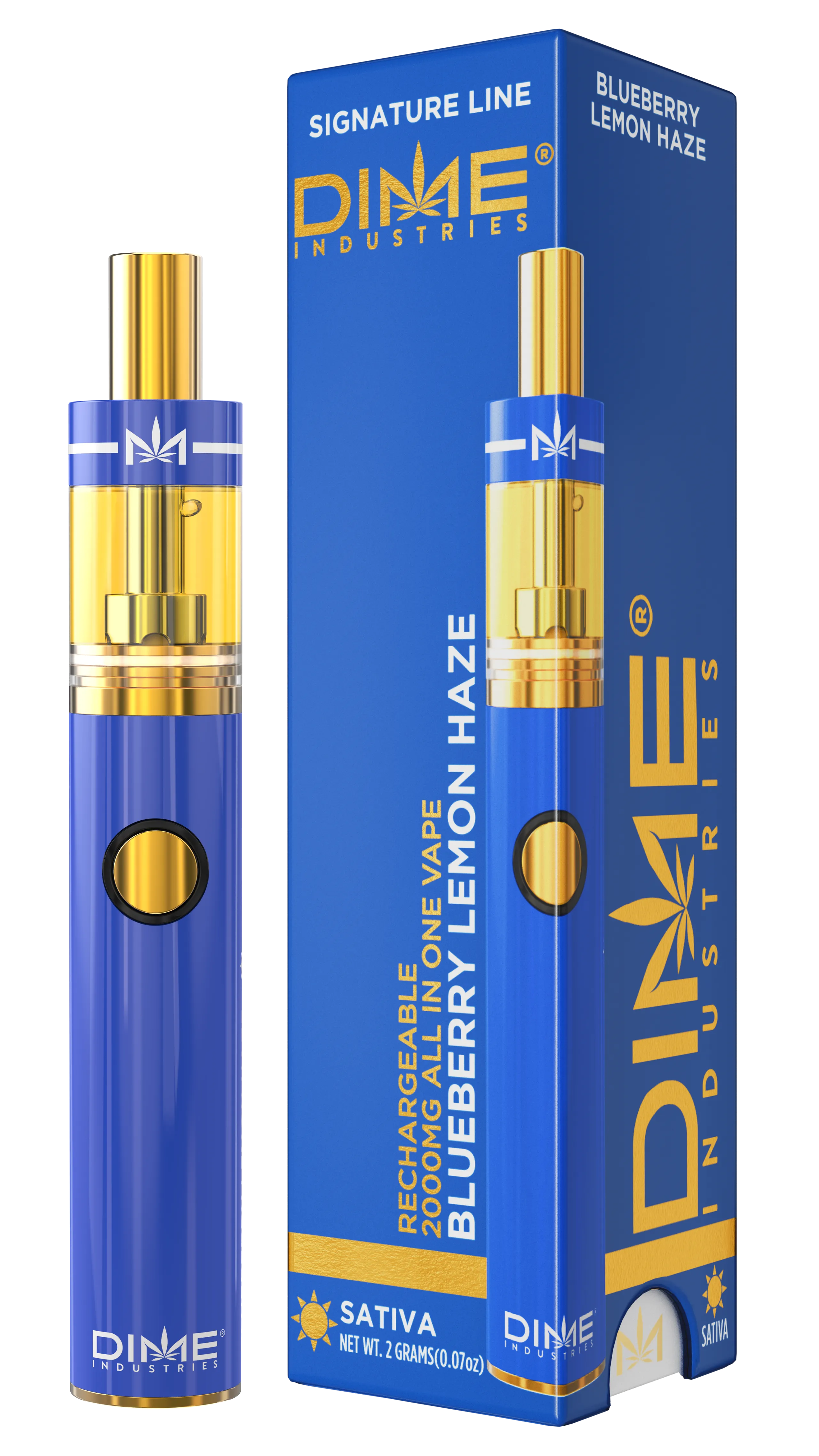 Photograph of product: Blueberry Lemon Haze - All-In-One Vape