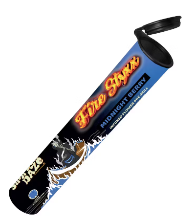 Photograph of product: Glorious Midnight Berry Fire Styxx Pre Roll