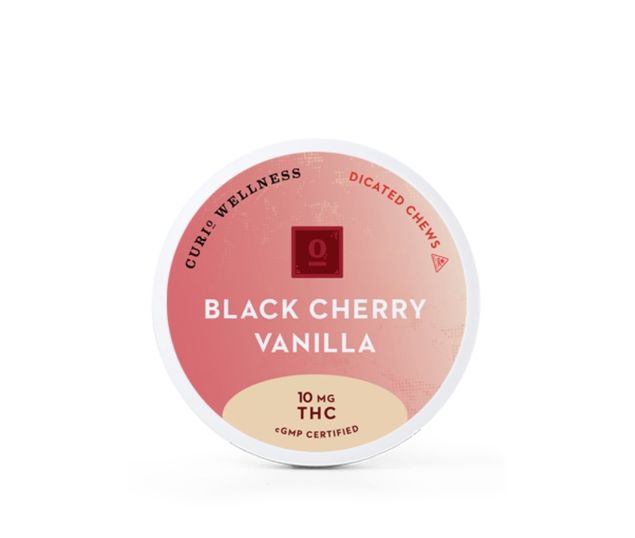 Photograph of Product: Black Cherry Vanilla Chews - 100mg