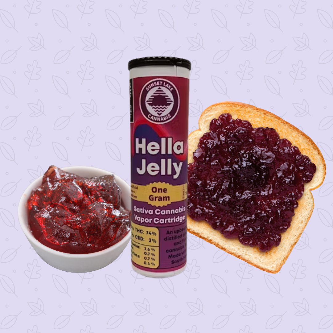 Photograph of product: Hella Jelly Distillate Cart 1g