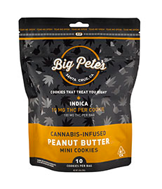 Photograph of product: Oui'd Peanut Butter Mini Cookies 10-pack