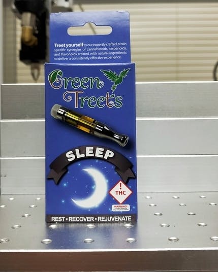 Photograph of product: GREEN TREETS - 500mg SLEEP CARTRIDGE