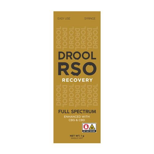 Photograph of product: Recovery | Drool | 1g RSO Syringe