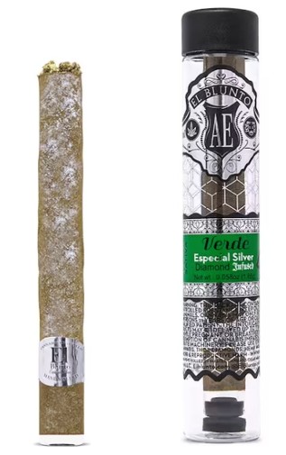 Photograph of product: EL BLUNTO VERDE SILVER DIAMOND BLUNT Oui'd 1.65G