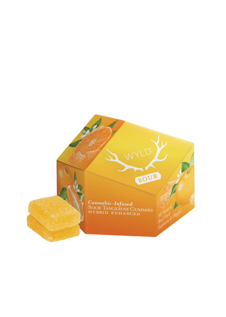 Photograph of product: Wyld Sour Tangerine (H) Gummies 10mg 10pk