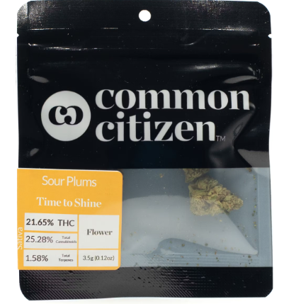 Photograph of product: Common Citizen: Sour Plums PrePackaged 3.5g