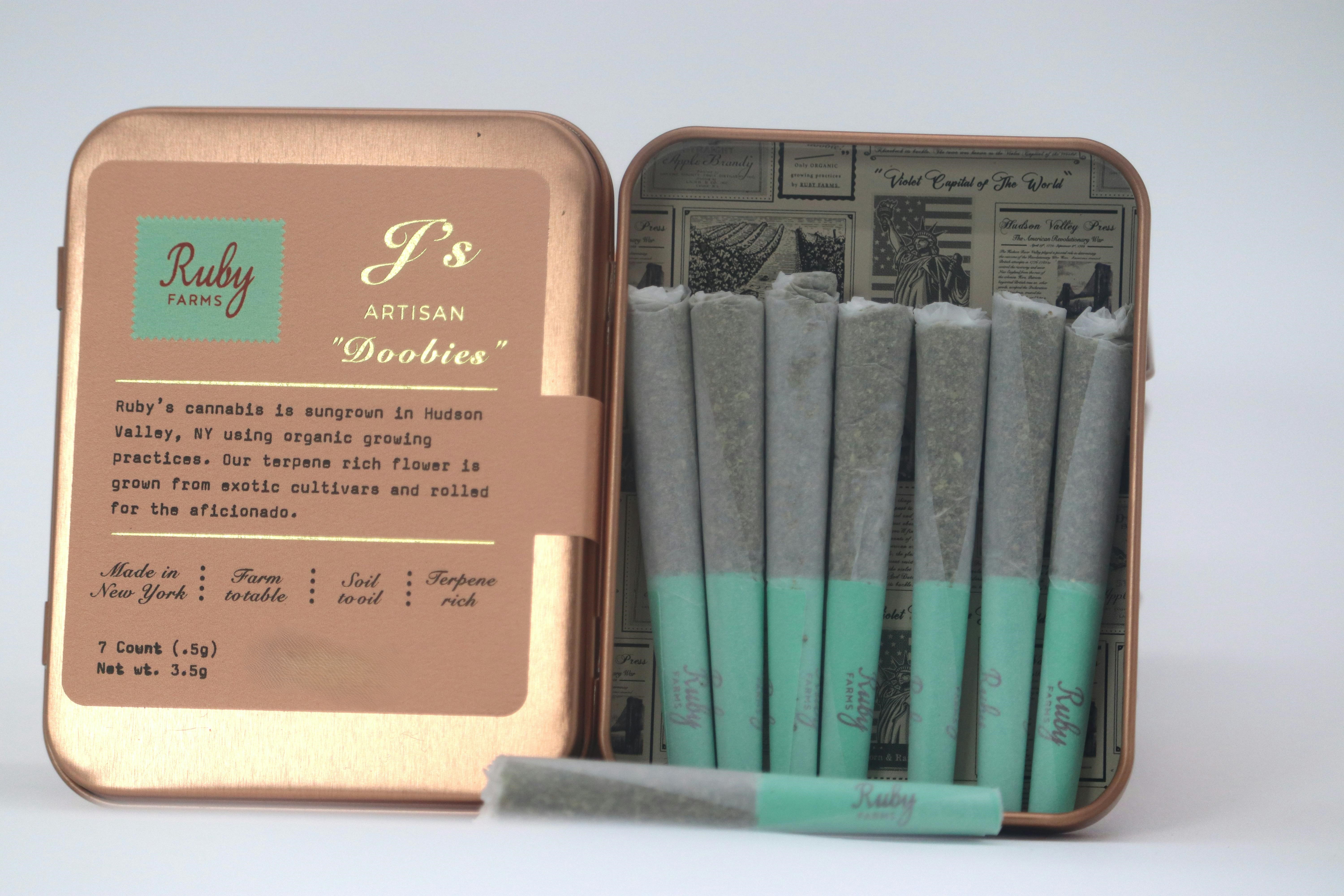 Photograph of product: Durban Poison | 7pk Doobies | 3.5g (S)