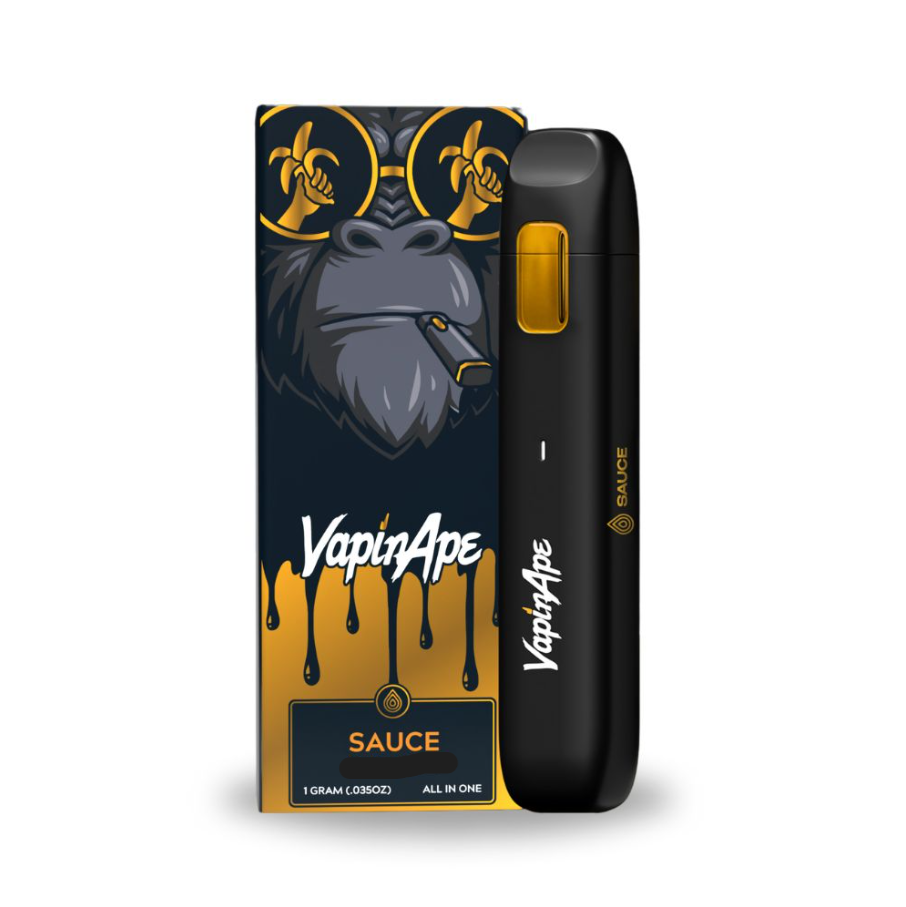 Photograph of product: VAPIN APE GAS #45 LIVE RESIN SAUCE DISPOSABLE 1G