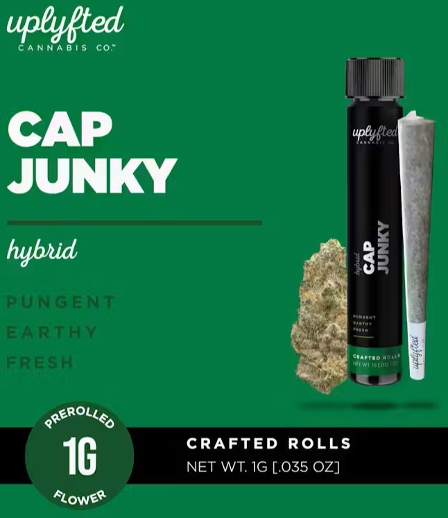 Photograph of product: AU Uplyfted: Cap Junky Preroll