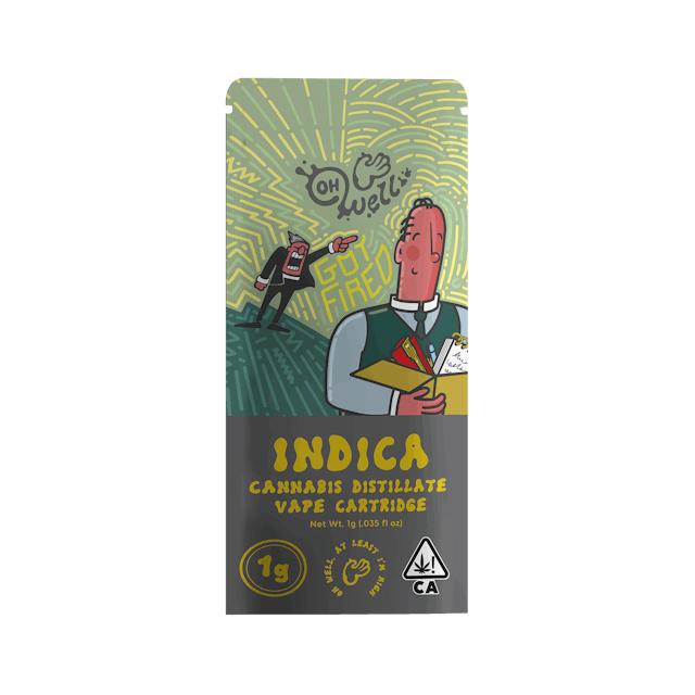 Photograph of Product: Got Fired | 1g Cartridge