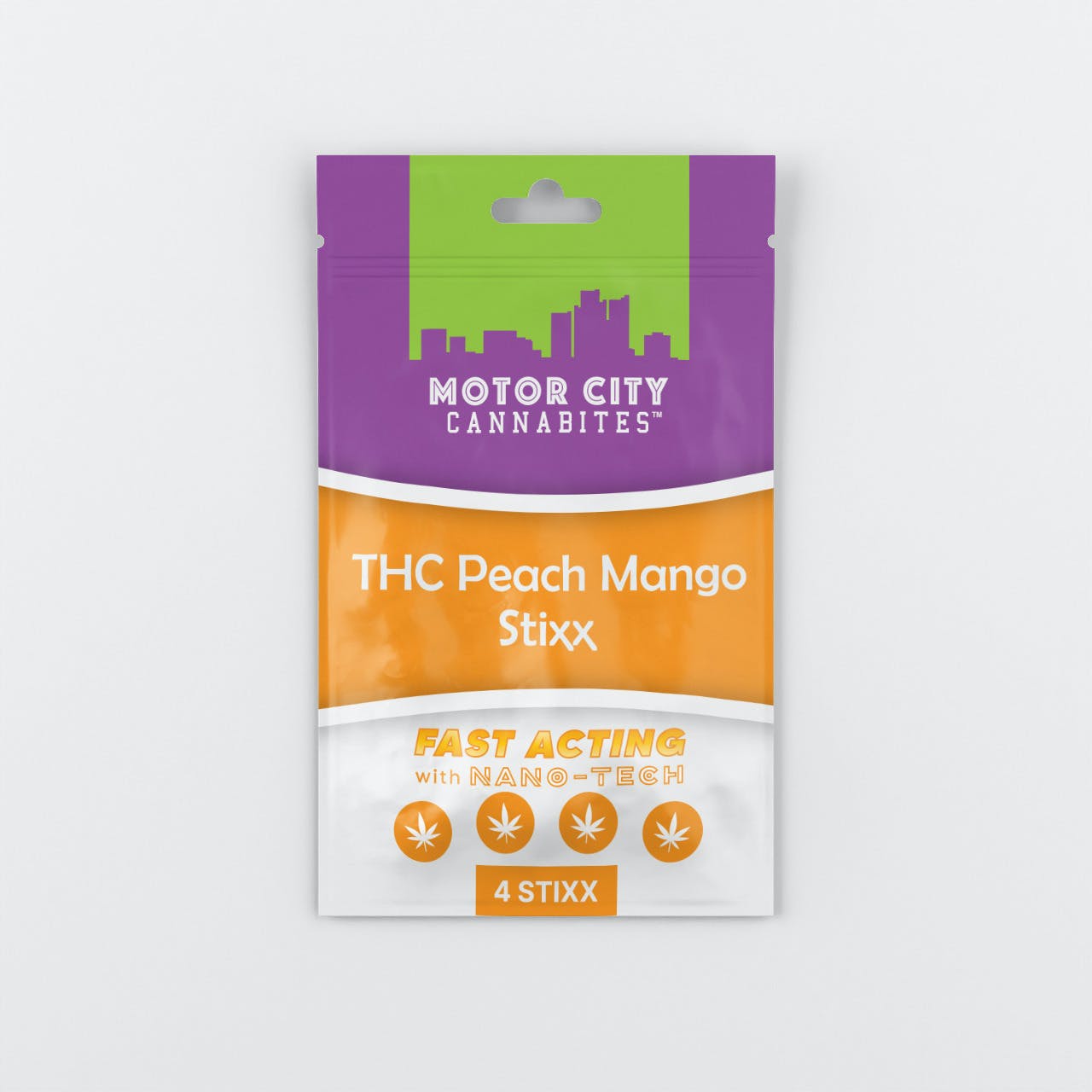 Photograph of product: Motor City Stixx 200mg Peach Mango