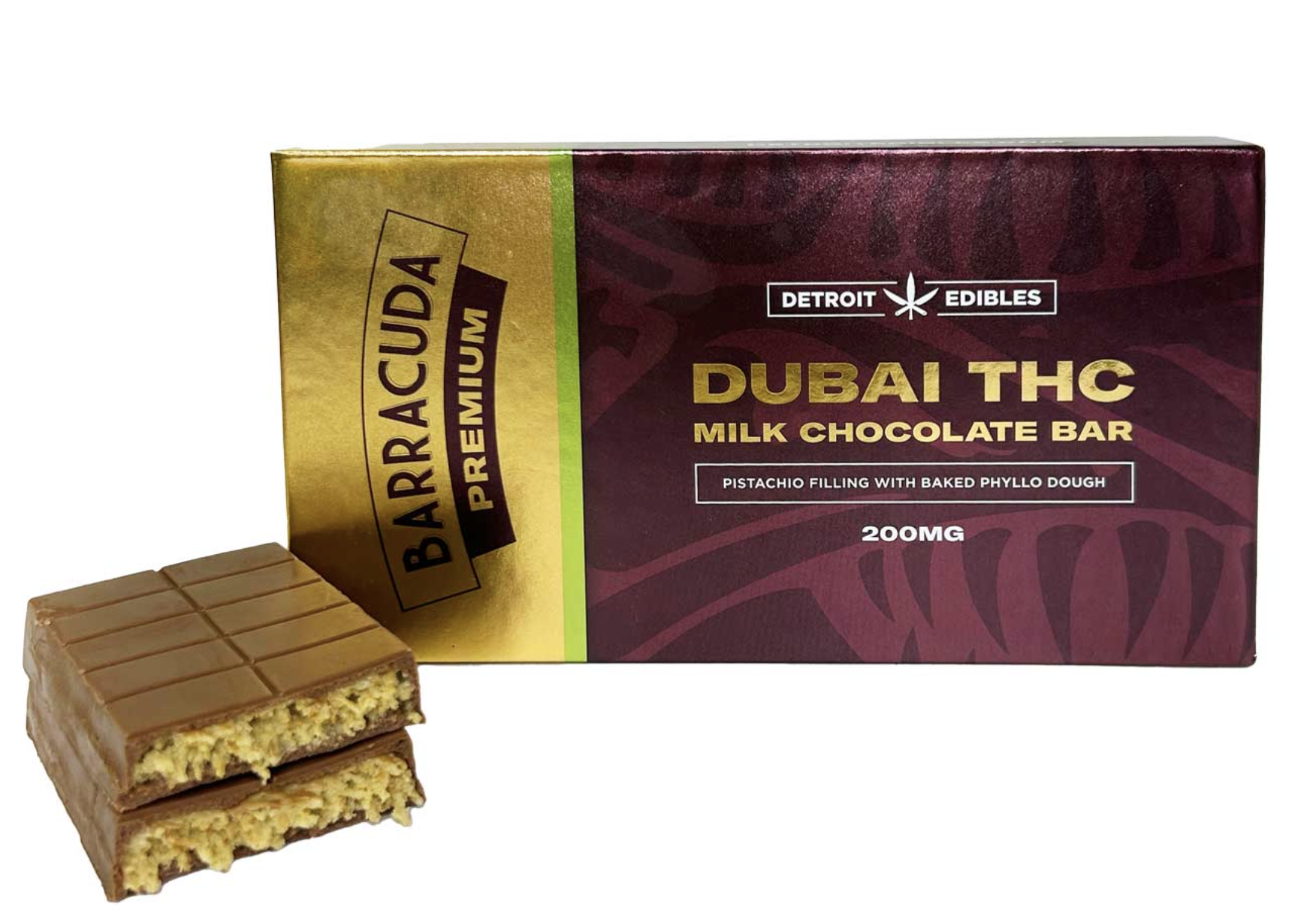 Photograph of product: Barracuda Bar | Premium | Hazelnut Crunch | 200mg