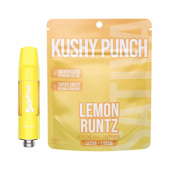 Photograph of product: Lemon Runtz (S) Cart | Kushy Punch