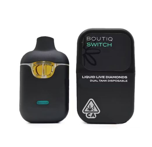 Photograph of product: Boutiq Live Diamonds Dual All-In-One 1g Blue Matcha x Maui Wowie