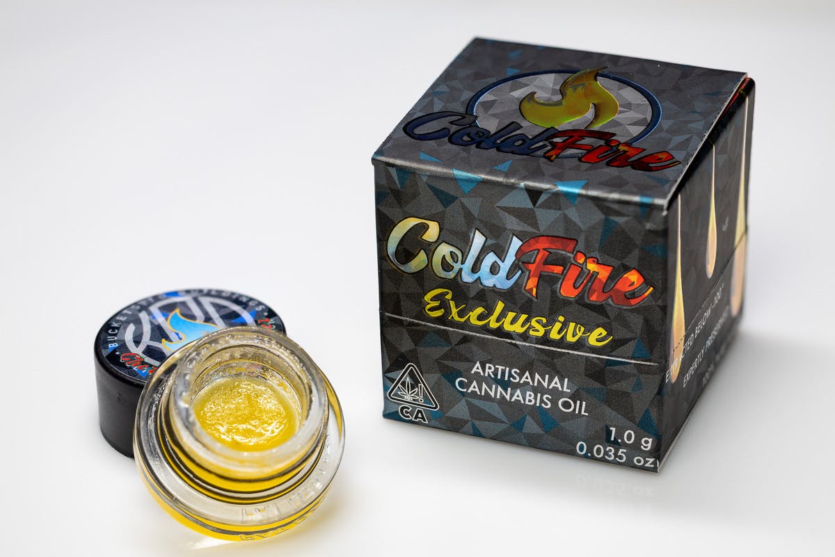 Photograph of product: ColdFire x Seven Leaves - Trainwreck 13 (Hybrid) Badder 1g