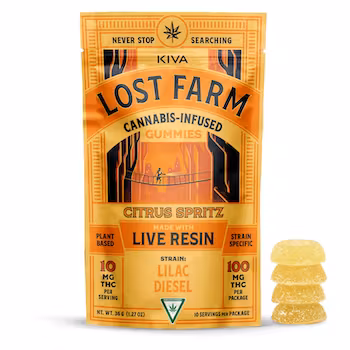 Photograph of product: Citrus Spritz - Pineapple Express 10pk Gummies ( H ) 100mg