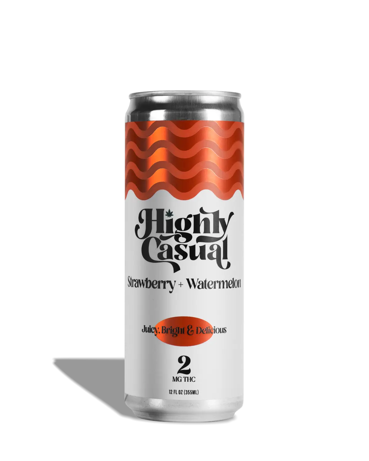 Photograph of product: High-Five | Strawberry Watermelon | 5mg 1:1 TH-oui Seltzer Drink