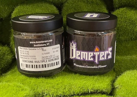 Photograph of product: Pre Pack | Mint Orbitz | Demeters - 3.5g