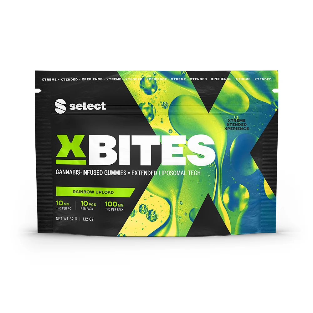 Photograph of product: Xbites - Rainbow Upload - Gummies - 100mg
