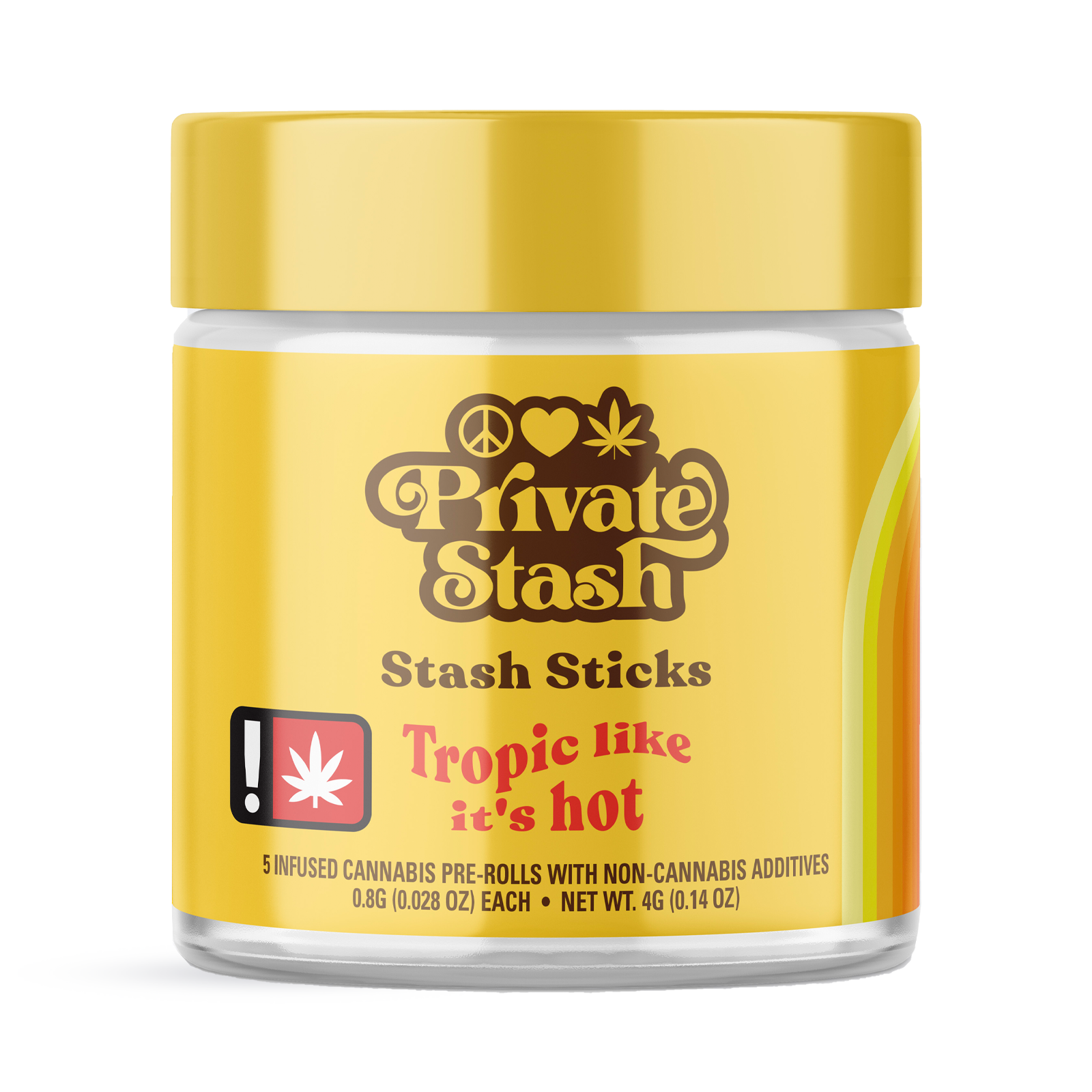 Photograph of product: Tropic Like It's Hot Stash Stick 5-pack | 4g