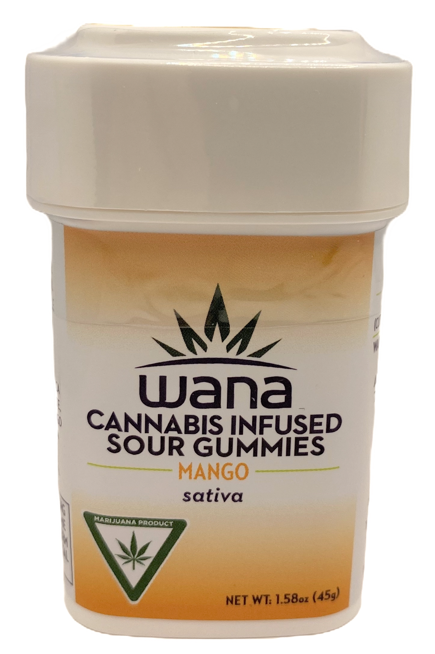 Photograph of product: Wana | Mango | Gummy Edible | 200mg THC