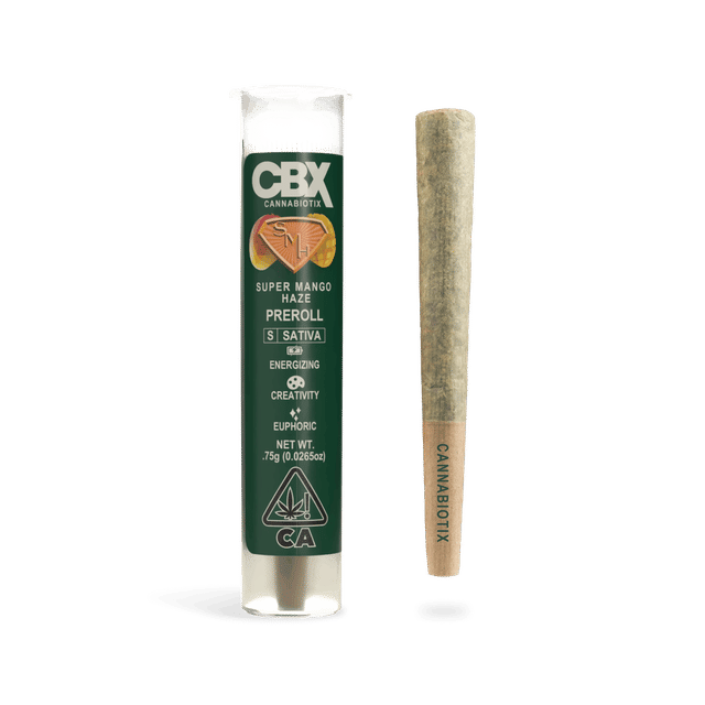 Photograph of product: .75g Super Mango Haze Pre-Roll - 